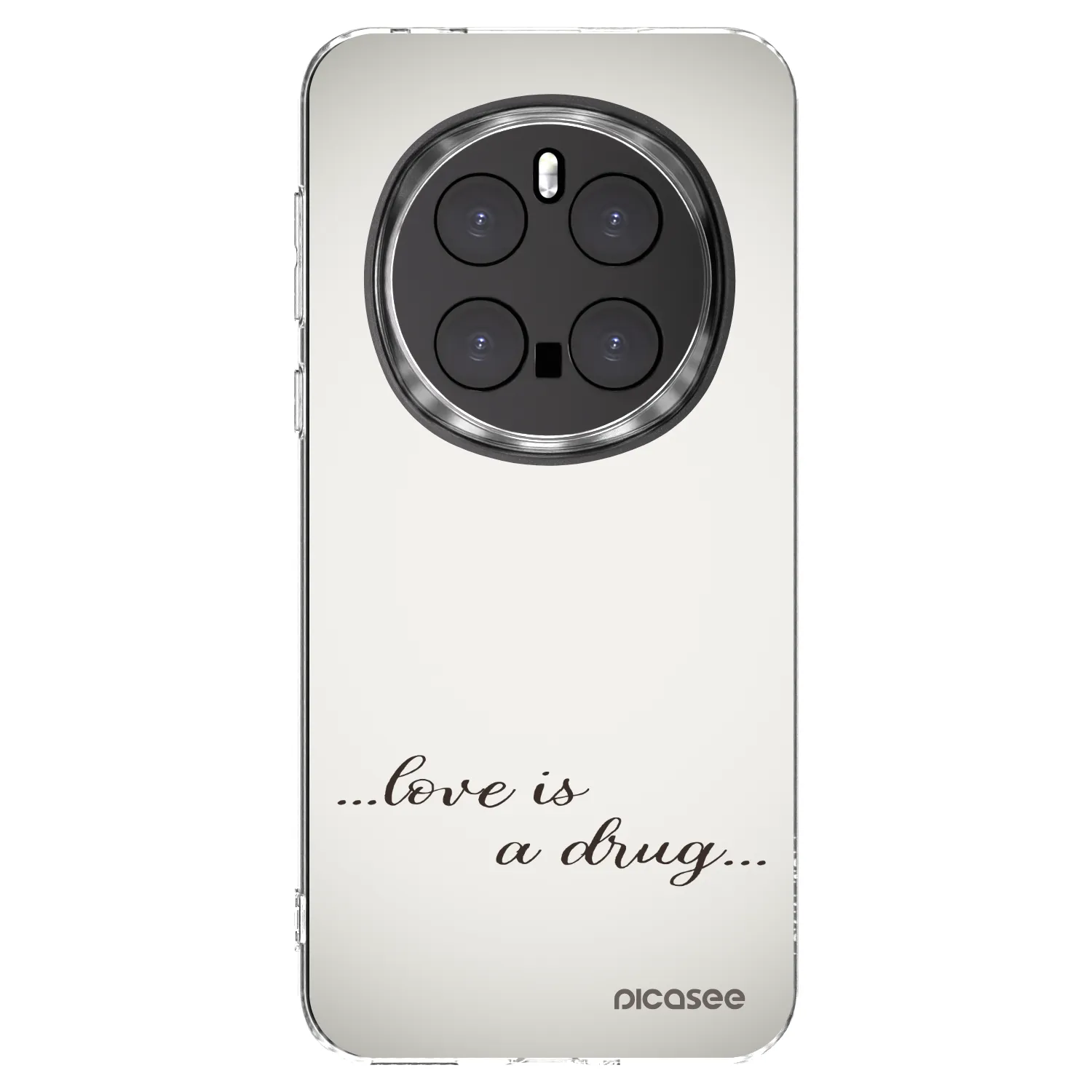 Picasee Honor Magic7 Pro 5G Hülle - Transparentes Silikon - Love is a drug