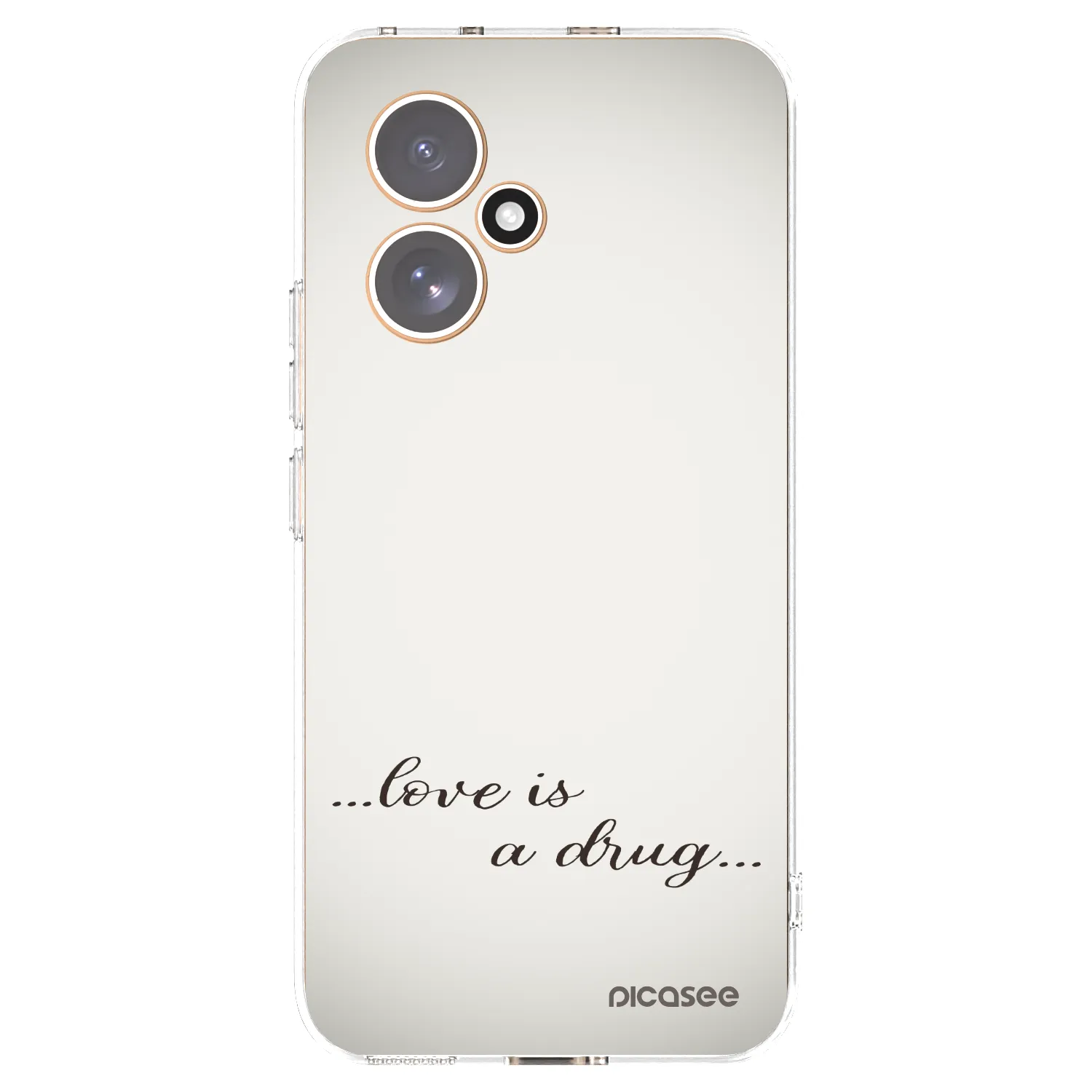 Picasee Honor 400 5G Hülle - Transparentes Silikon - Love is a drug