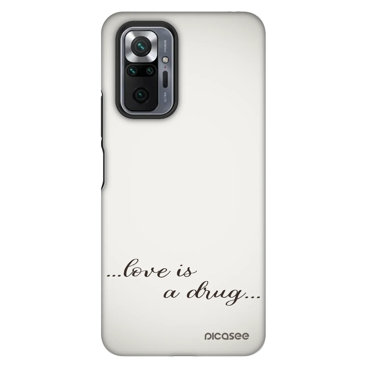 Picasee Fashion Case für Xiaomi Redmi Note 10 Pro - Love is a drug