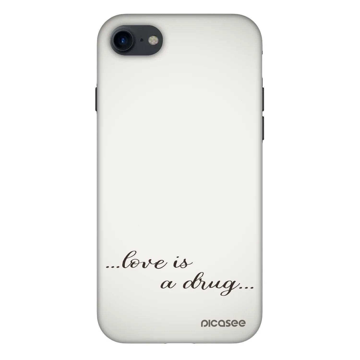 Picasee Fashion Case für Apple iPhone SE 2022 - Love is a drug