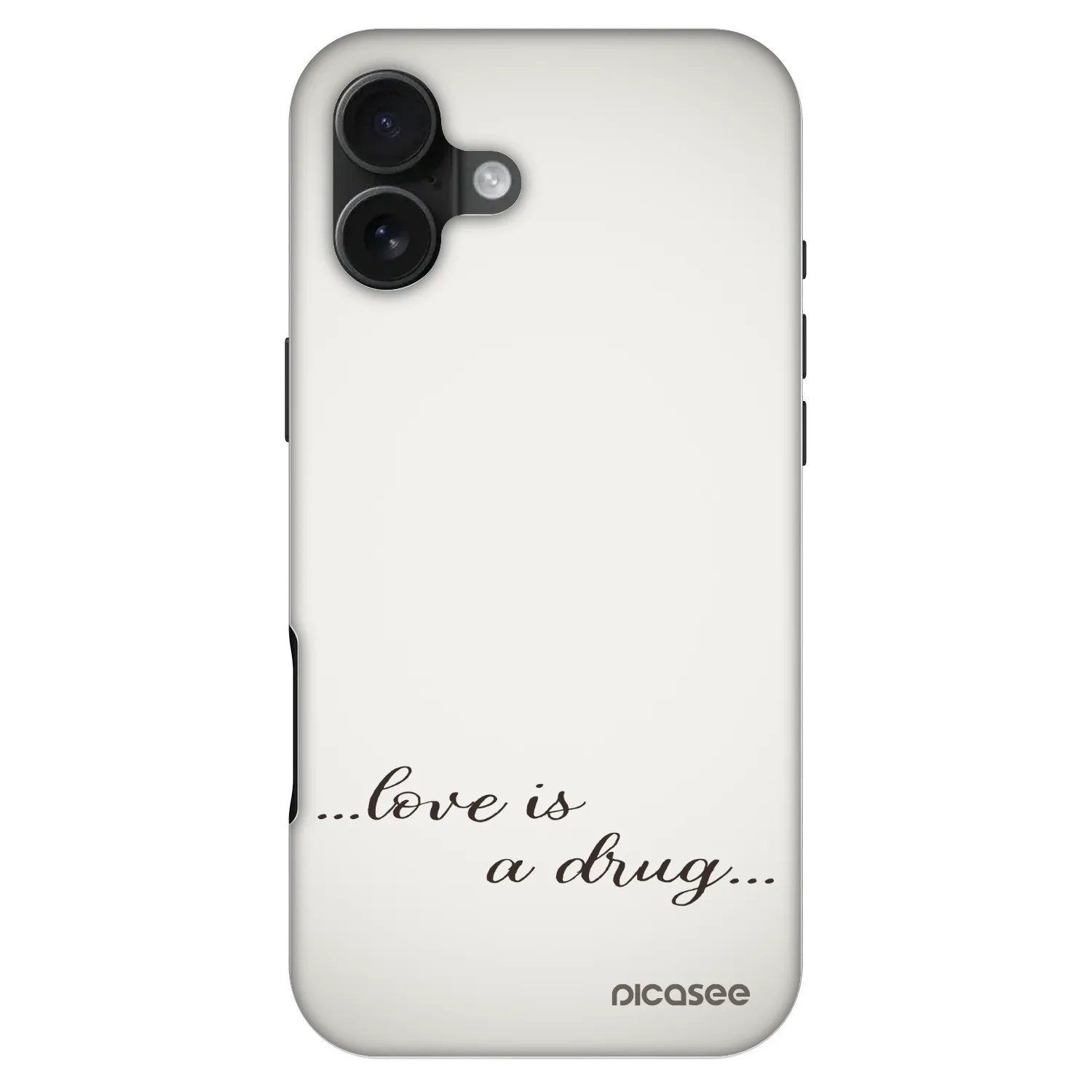 Picasee Fashion Case MagSafe für Apple iPhone 16 Plus - Love is a drug