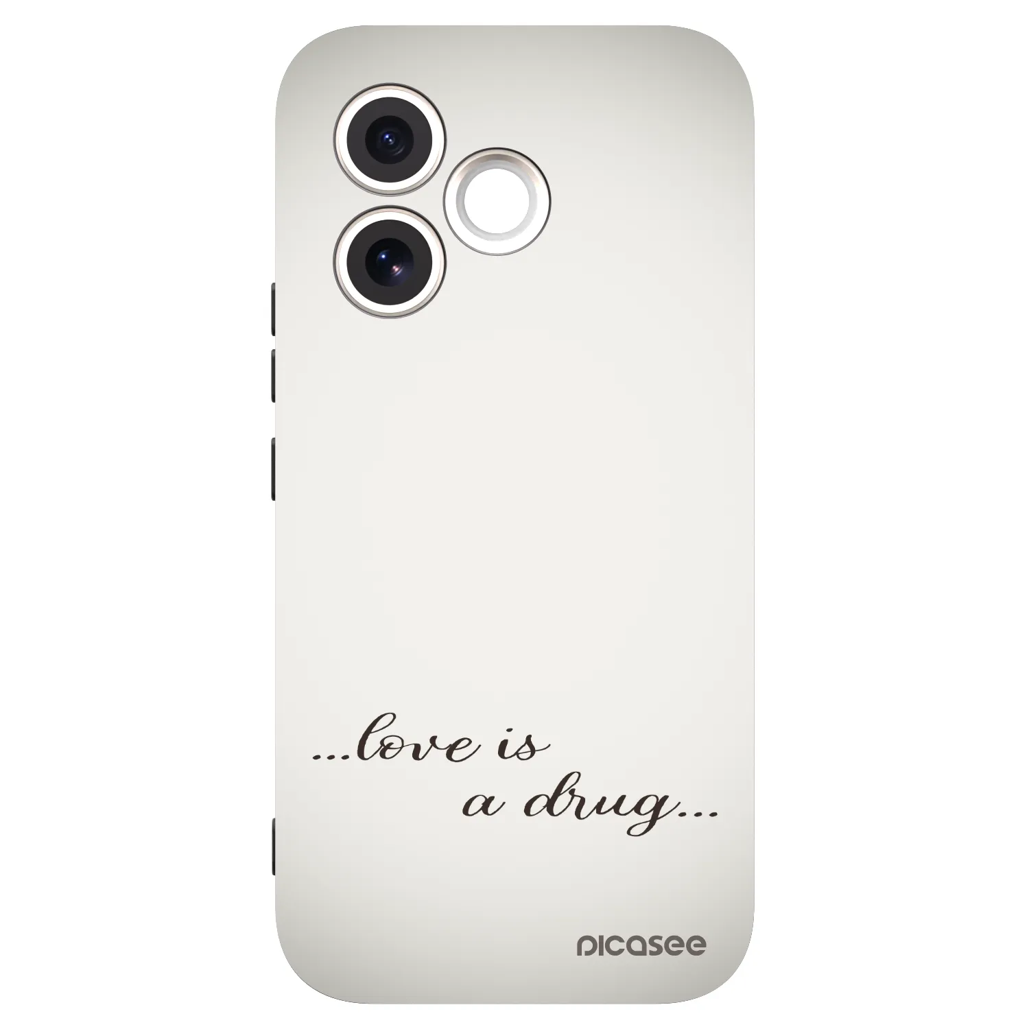 Picasee Honor 600 Lite Hülle - Schwarzes Silikon - Love is a drug