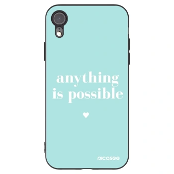 Picasee Apple iPhone 6 Plus/6S Plus Hülle - Schwarzes Silikon - Anything is possible