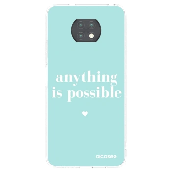 Picasee Xiaomi Redmi Note 9T Hülle - Transparentes Silikon - Anything is possible