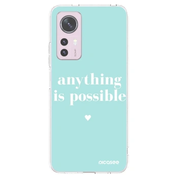 Picasee Xiaomi 12 Hülle - Transparentes Silikon - Anything is possible