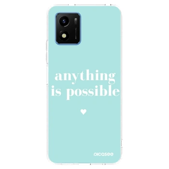 Picasee Vivo Y01 Hülle - Transparentes Silikon - Anything is possible