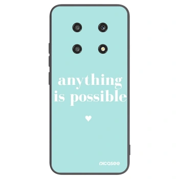 Picasee Honor Magic4 Lite 5G Hülle - Schwarzes Silikon - Anything is possible