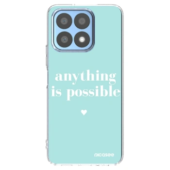 Picasee Honor X8a Hülle - Transparentes Silikon - Anything is possible