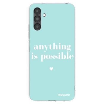 Picasee Samsung Galaxy A04s A047F Hülle - Transparentes Silikon - Anything is possible