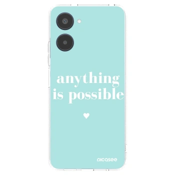 Picasee Realme 10 4G Hülle - Transparentes Silikon - Anything is possible