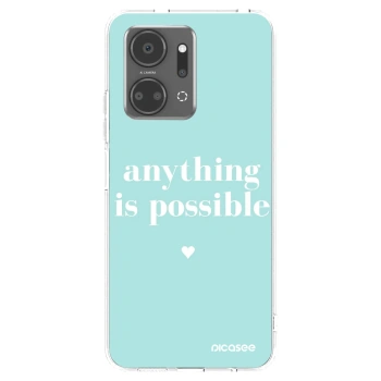 Picasee Honor X7a Hülle - Transparentes Silikon - Anything is possible