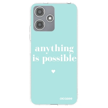 Picasee Xiaomi Redmi 12 5G Hülle - Transparentes Silikon - Anything is possible