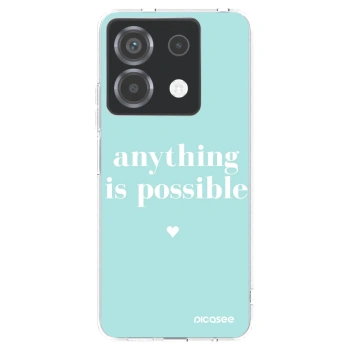 Picasee Xiaomi Poco X6 Hülle - Transparentes Silikon - Anything is possible