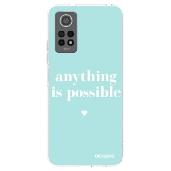 Picasee Xiaomi Redmi Note 12 Pro 4G Hülle - Transparentes Silikon - Anything is possible