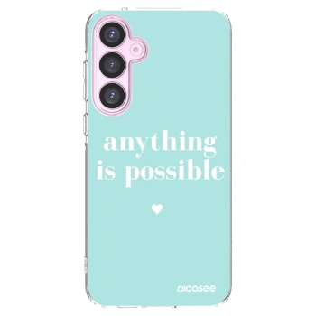 Picasee Samsung Galaxy A55 5G A556B Hülle - Transparentes Silikon - Anything is possible