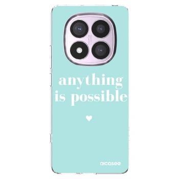 Picasee Xiaomi Redmi Note 14 Pro 5G Hülle - Transparentes Silikon - Anything is possible