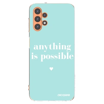 Picasee Samsung Galaxy A13 5G Hülle - Transparentes Silikon - Anything is possible