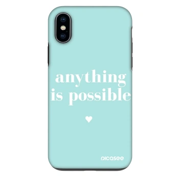 Hülle für Apple iPhone X/XS - Anything is possible