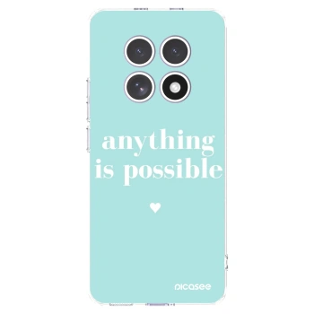 Picasee Xiaomi Redmi Note 15 Hülle - Transparentes Silikon - Anything is possible