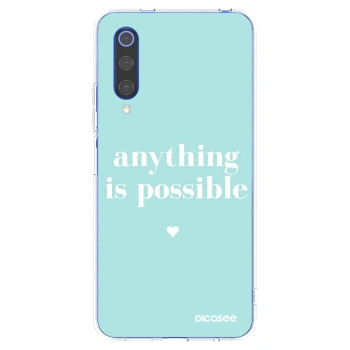 Picasee Xiaomi Mi 9 SE Hülle - Transparentes Silikon - Anything is possible