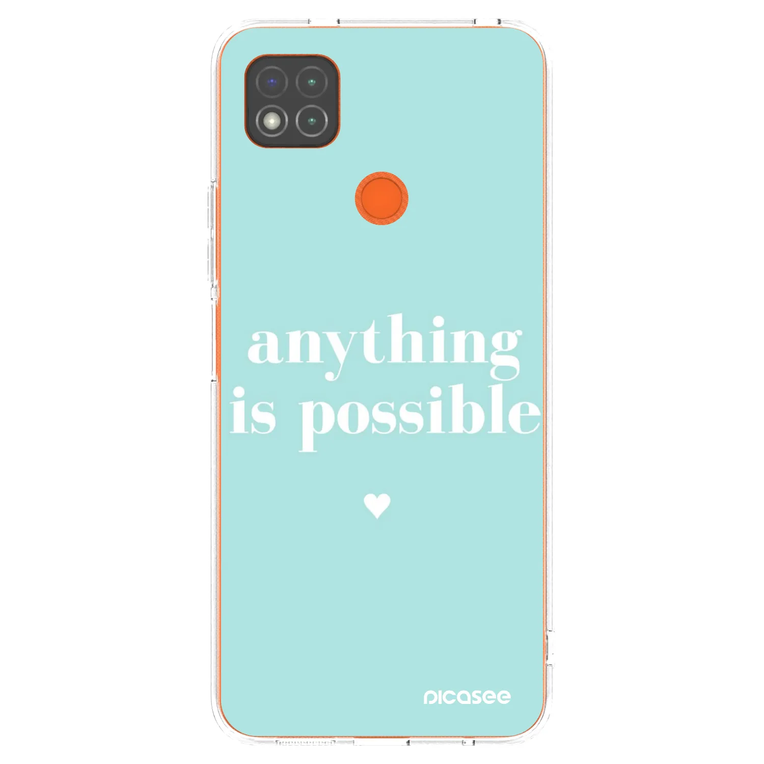 Picasee Xiaomi Redmi 9C Hülle - Transparentes Silikon - Anything is possible
