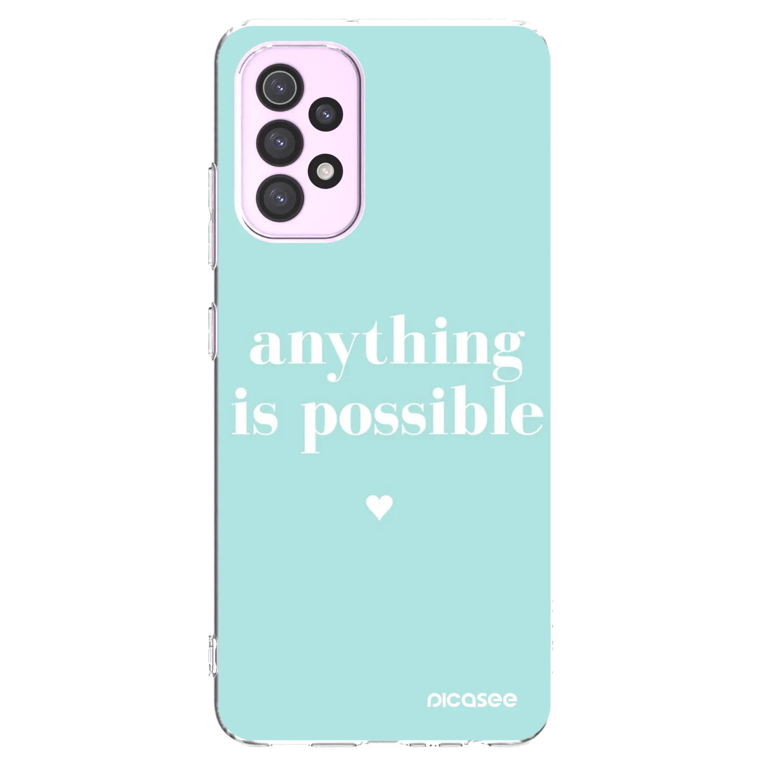 Picasee Samsung Galaxy A32 5G A326B Hülle - Transparentes Silikon - Anything is possible