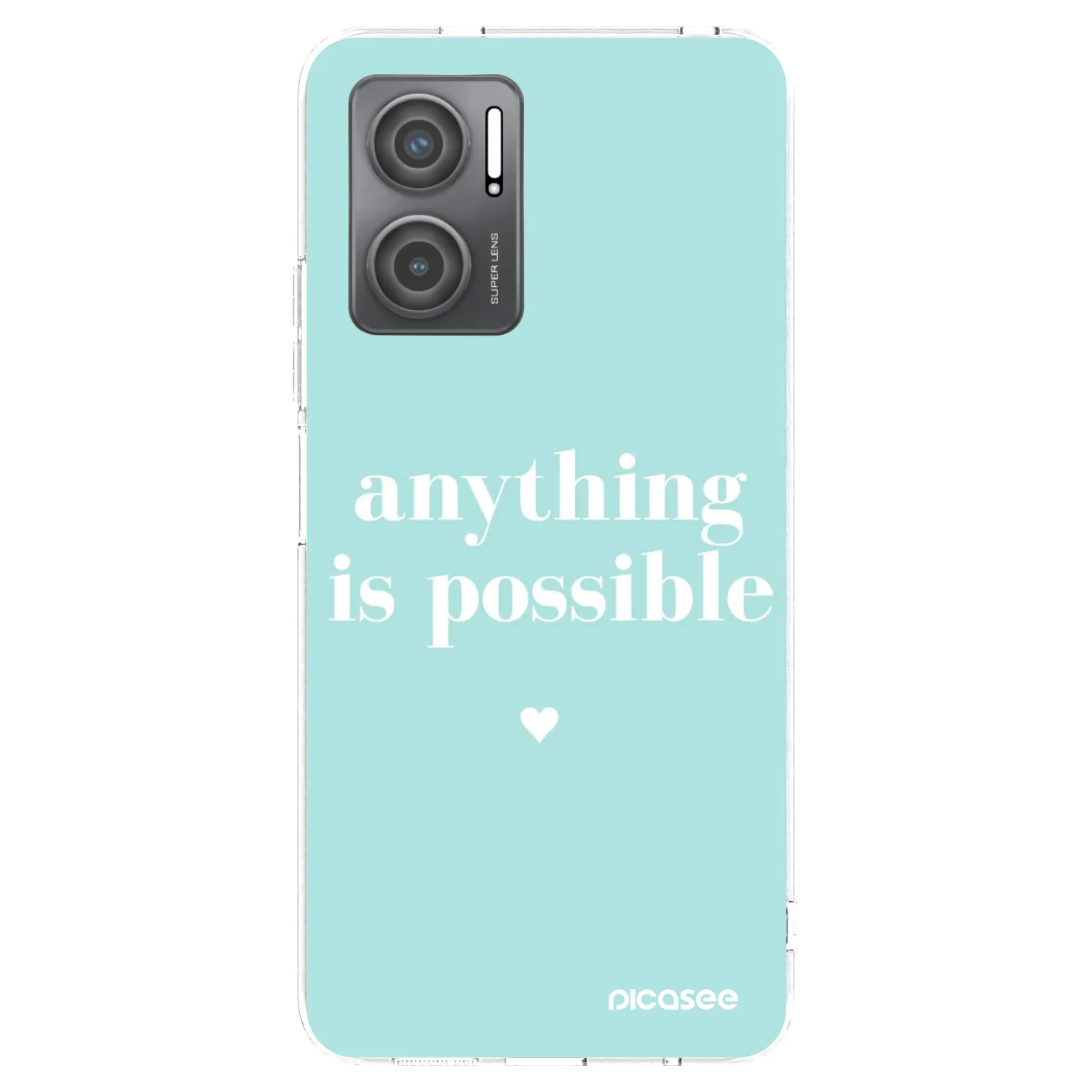 Picasee Xiaomi Redmi 10 5G Hülle - Transparentes Silikon - Anything is possible