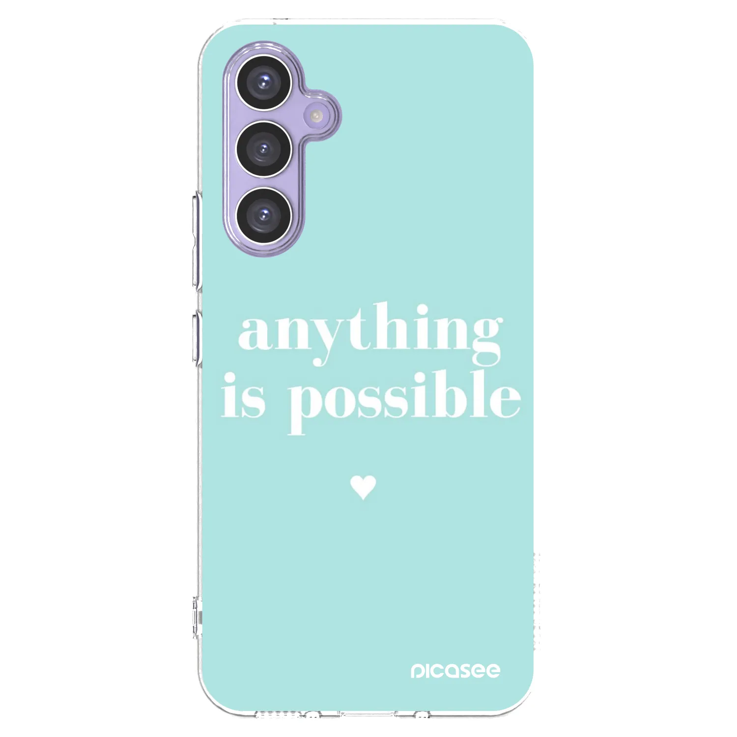 Picasee Samsung Galaxy A54 5G A546B Hülle - Transparentes Silikon - Anything is possible