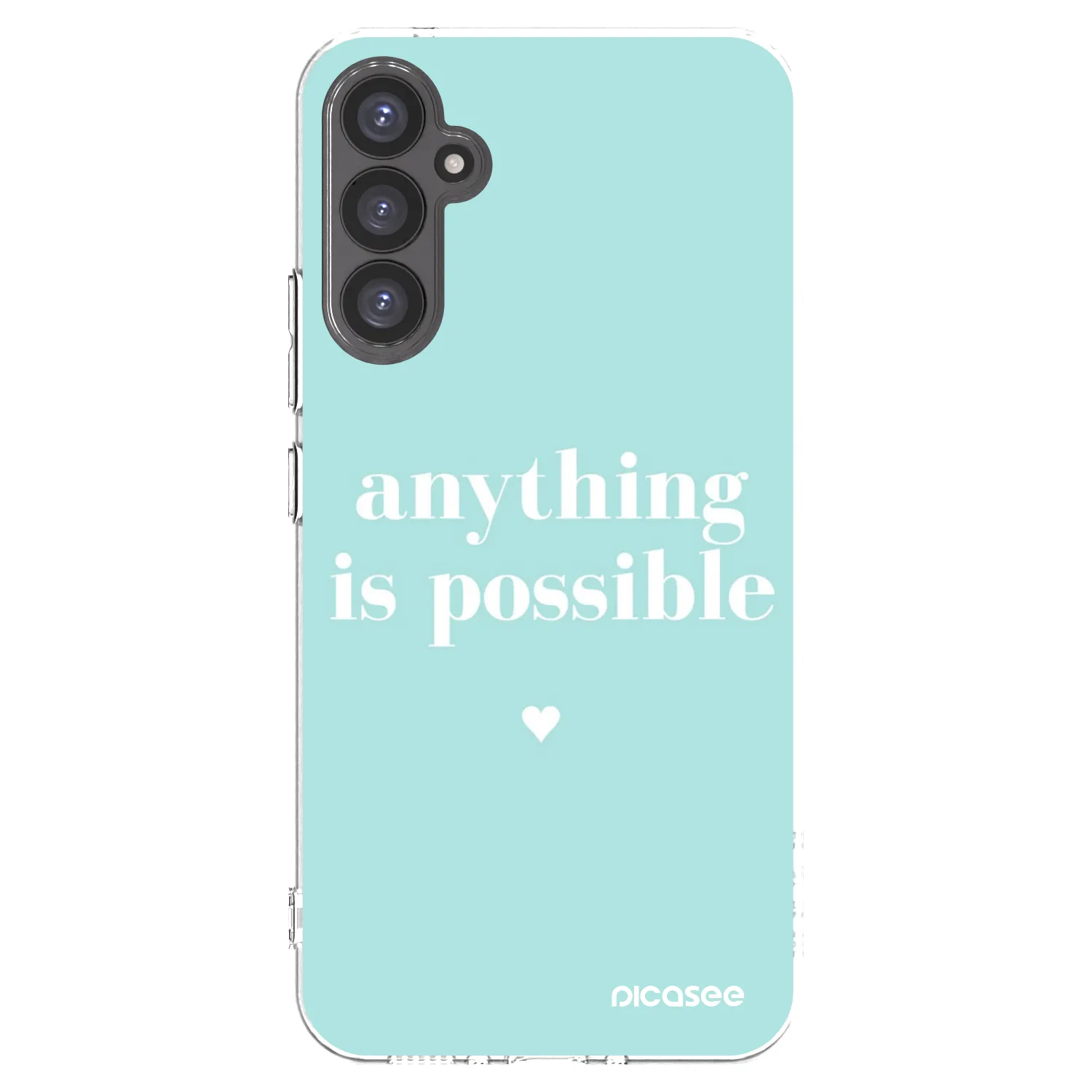 Picasee Samsung Galaxy A34 5G A346B Hülle - Transparentes Silikon - Anything is possible