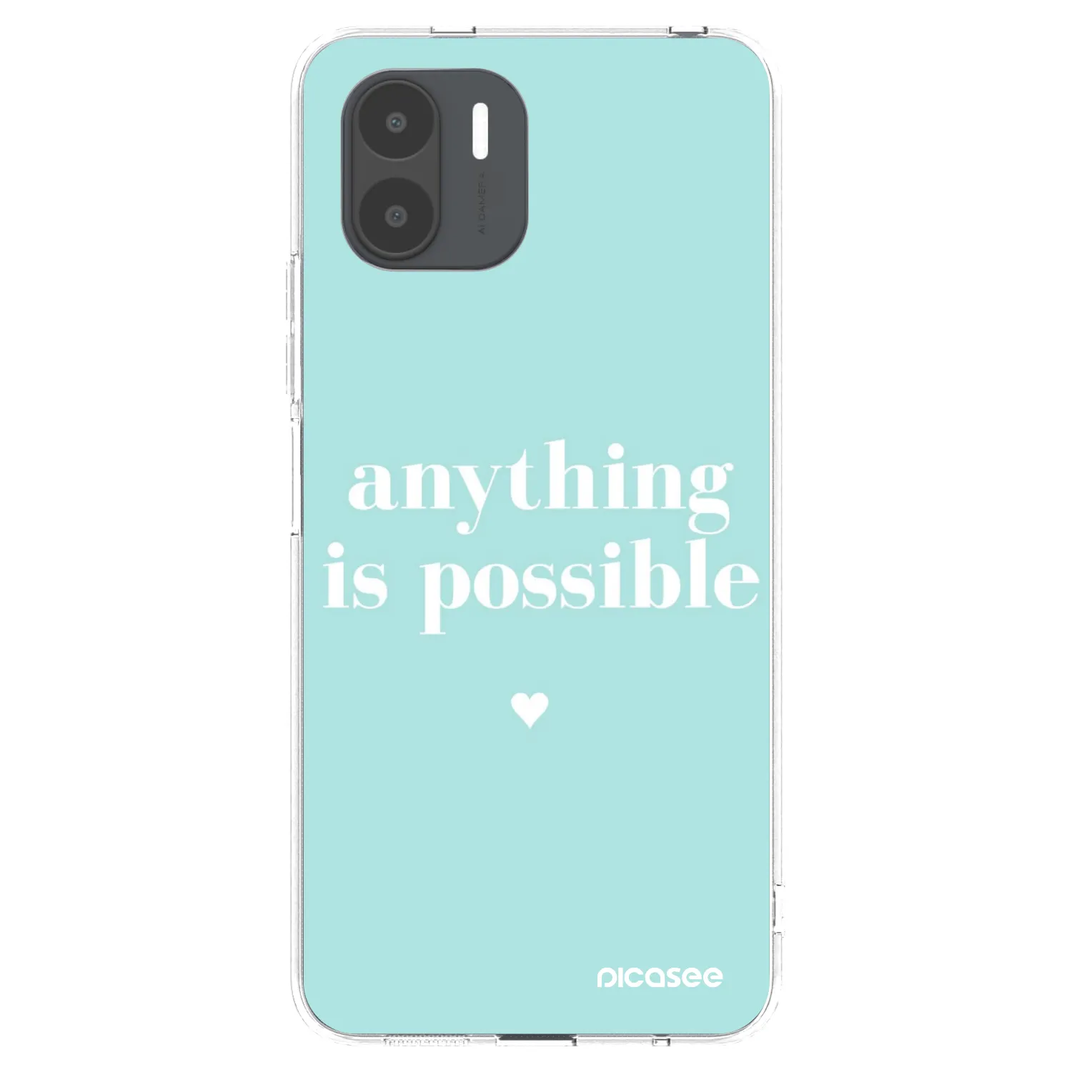 Picasee Xiaomi Redmi A2 Hülle - Transparentes Silikon - Anything is possible