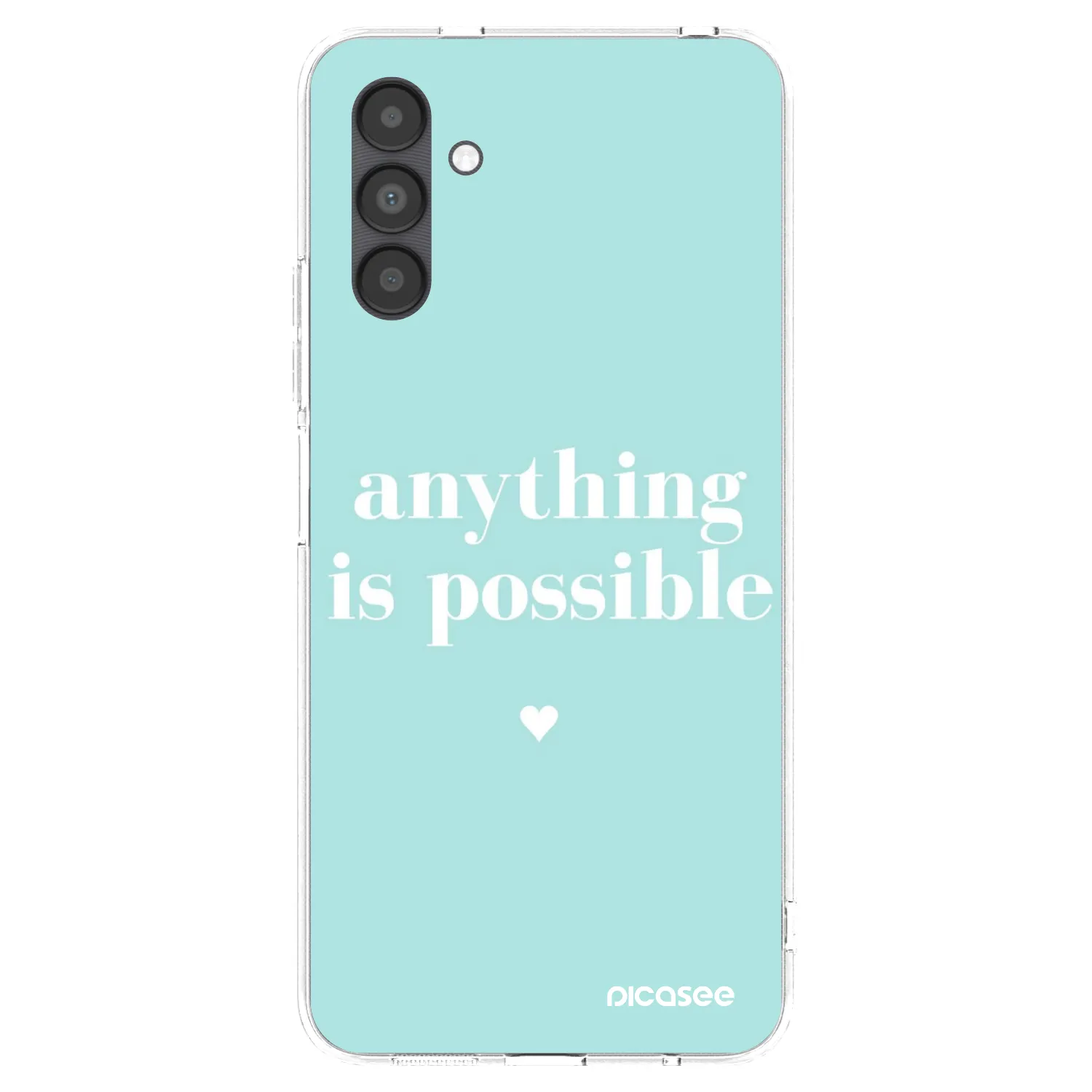 Picasee Samsung Galaxy A04s A047F Hülle - Transparentes Silikon - Anything is possible