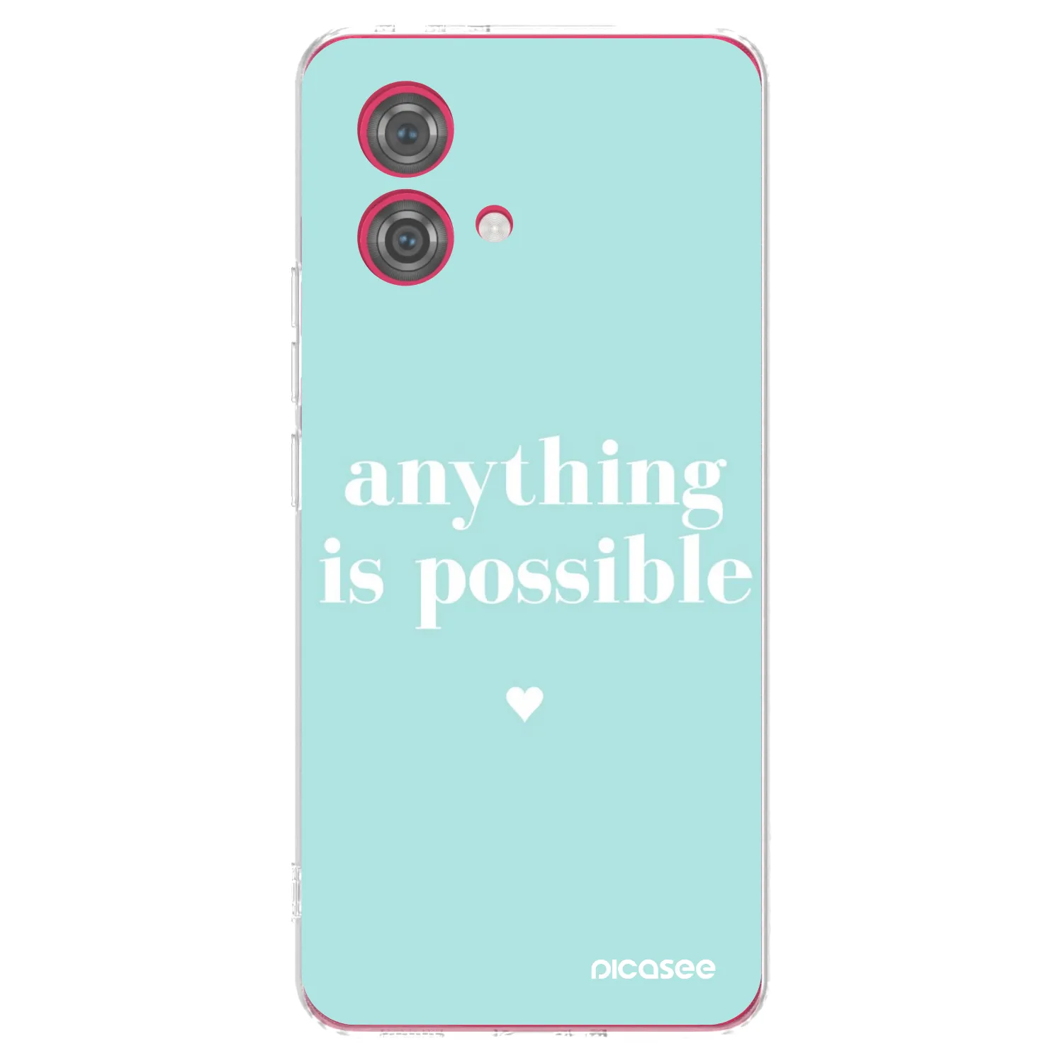 Picasee Motorola Moto G84 5G Hülle - Transparentes Silikon - Anything is possible