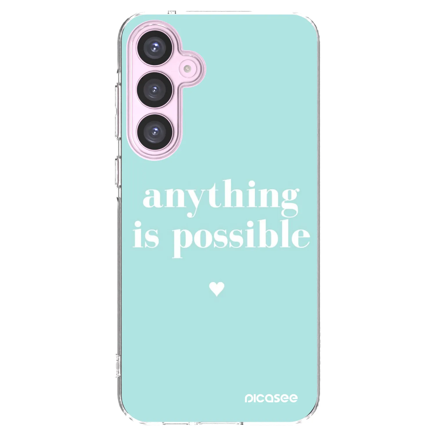 Picasee Samsung Galaxy A55 5G A556B Hülle - Transparentes Silikon - Anything is possible