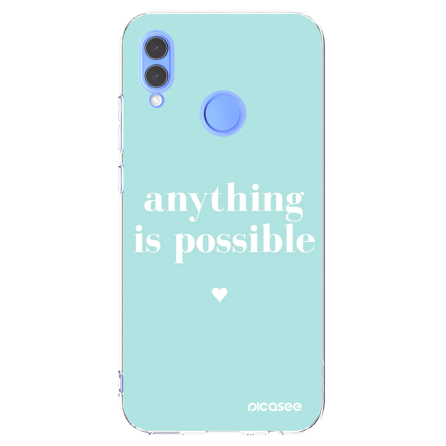 Picasee Honor 10 Lite Hülle - Transparentes Silikon - Anything is possible