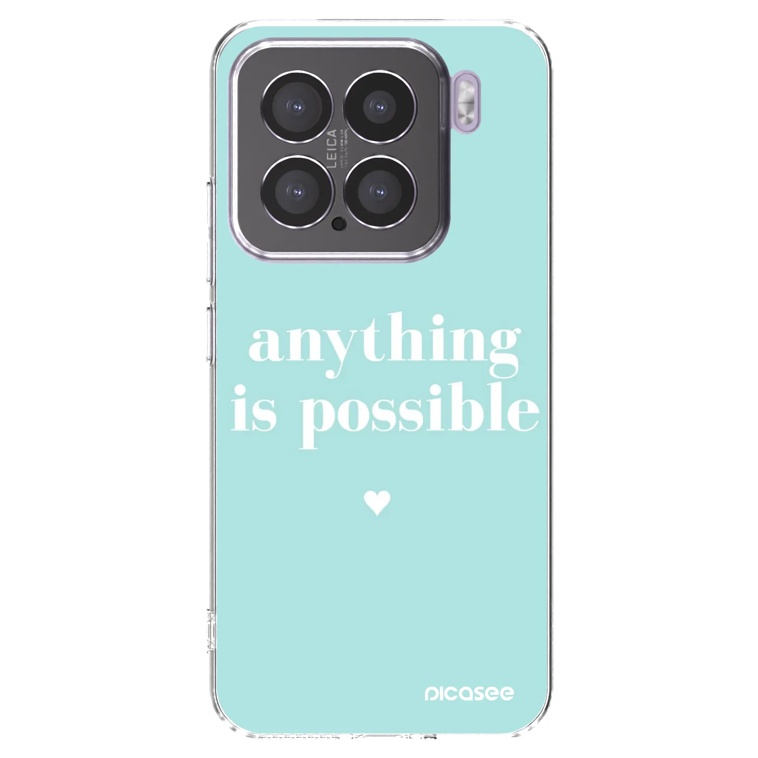 Picasee Xiaomi 15 Hülle - Transparentes Silikon - Anything is possible