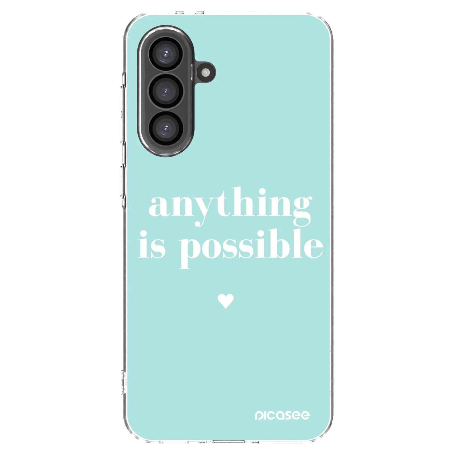 Picasee Samsung Galaxy A36 5G Hülle - Transparentes Silikon - Anything is possible