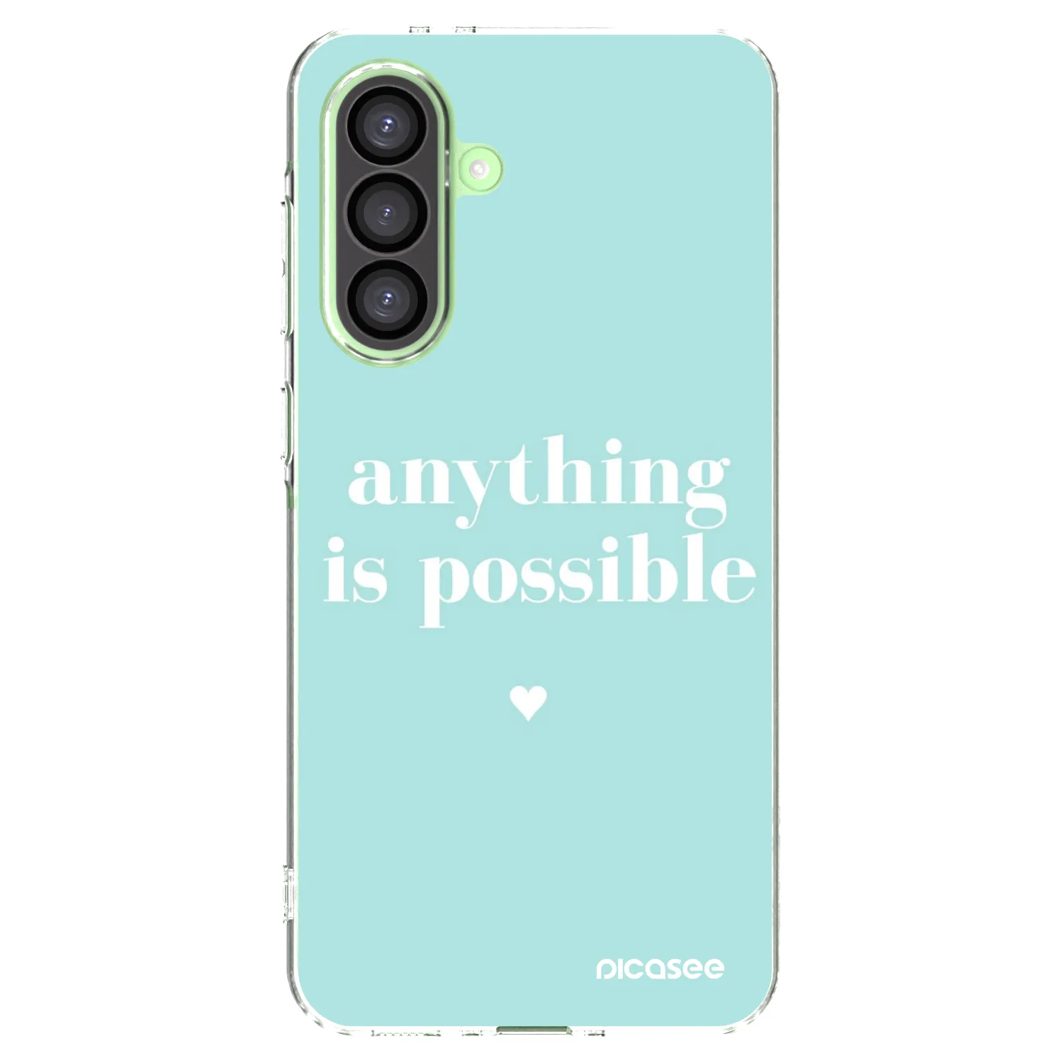 Picasee Samsung Galaxy A26 5G A266B Hülle - Transparentes Silikon - Anything is possible