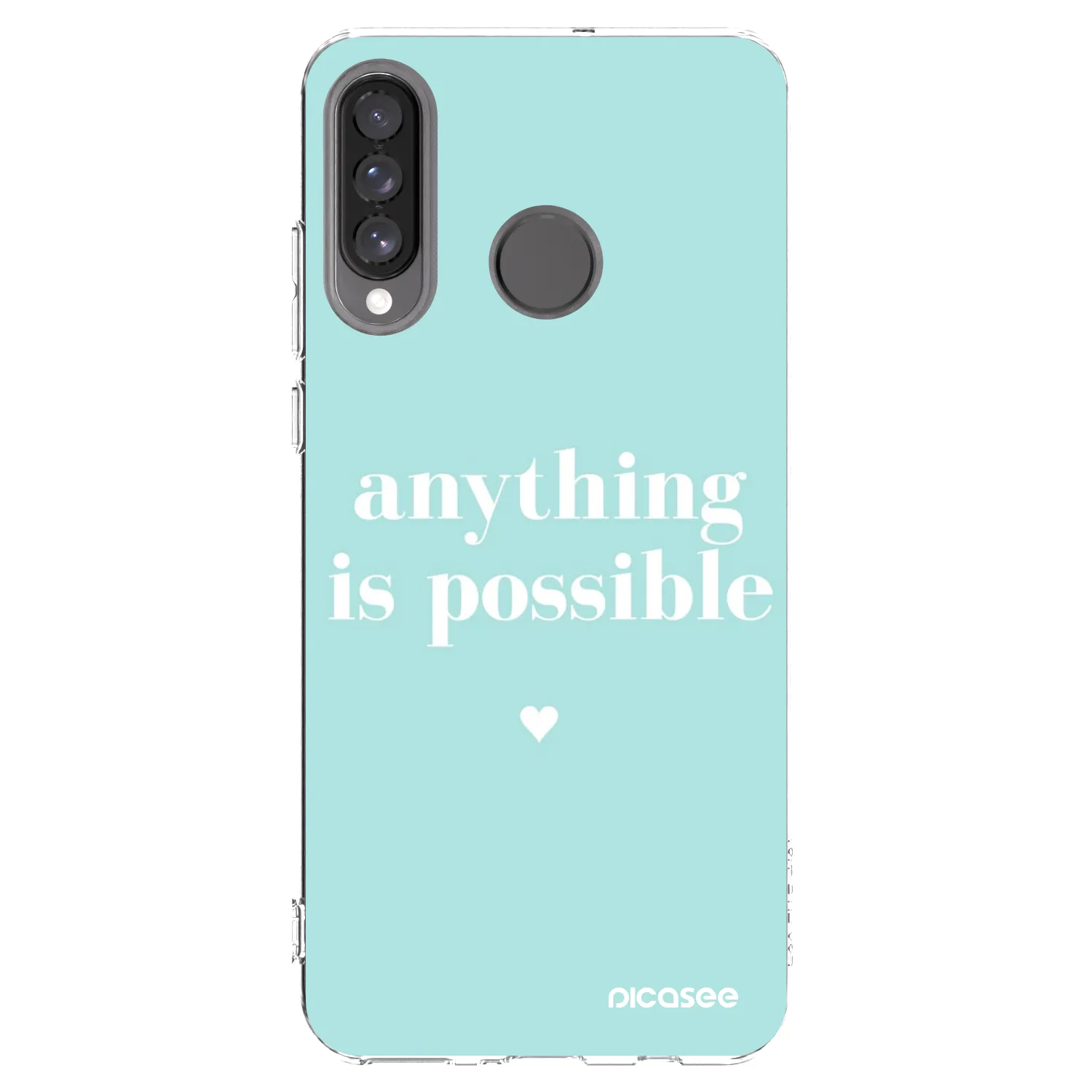 Picasee Huawei P30 Lite Hülle - Transparentes Silikon - Anything is possible