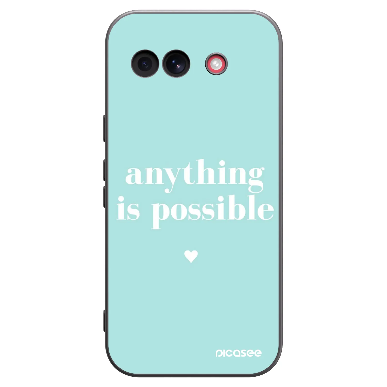 Picasee Google Pixel 10a Hülle - Schwarzes Silikon - Anything is possible