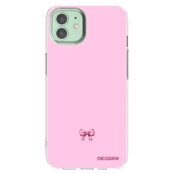 Picasee Apple iPhone 12 Hülle - Transparentes Silikon - Blush bow