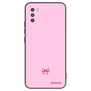 Picasee Xiaomi Poco M3 Hülle - Schwarzes Silikon - Blush bow