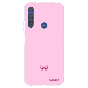 Hülle für Motorola Moto G8 - Blush bow