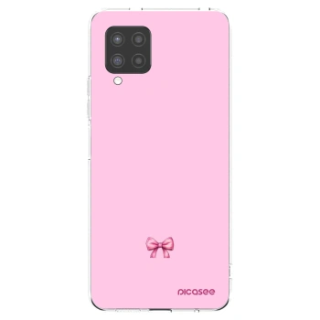 Picasee Samsung Galaxy A42 A426B Hülle - Transparentes Silikon - Blush bow