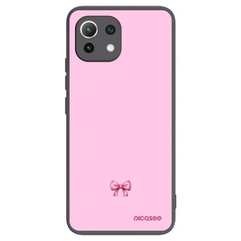 Picasee Xiaomi 11 Lite 5G NE Hülle - Schwarzes Silikon - Blush bow