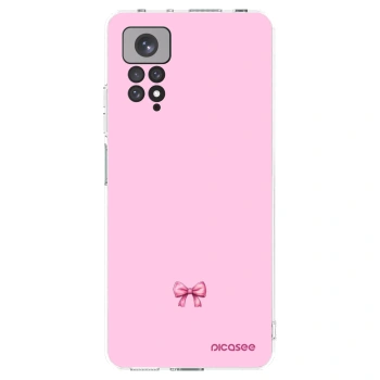 Picasee Xiaomi Redmi Note 11 Hülle - Transparentes Silikon - Blush bow
