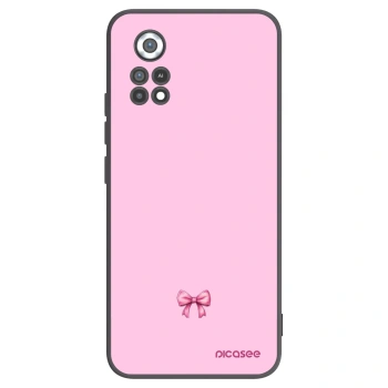 Picasee Xiaomi Poco X4 Pro 5G Hülle - Schwarzes Silikon - Blush bow