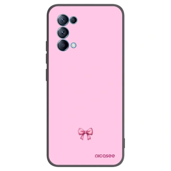 Picasee OPPO A16s Hülle - Schwarzes Silikon - Blush bow