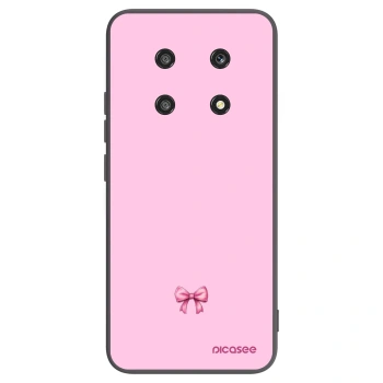 Picasee Honor Magic4 Lite 5G Hülle - Schwarzes Silikon - Blush bow