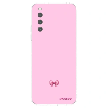 Picasee Sony Xperia 10 IV 5G Hülle - Transparentes Silikon - Blush bow