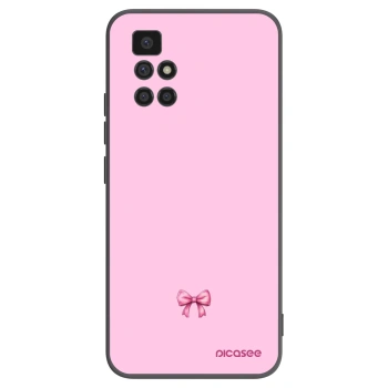 Picasee Xiaomi Redmi 10 (2022) Hülle - Schwarzes Silikon - Blush bow